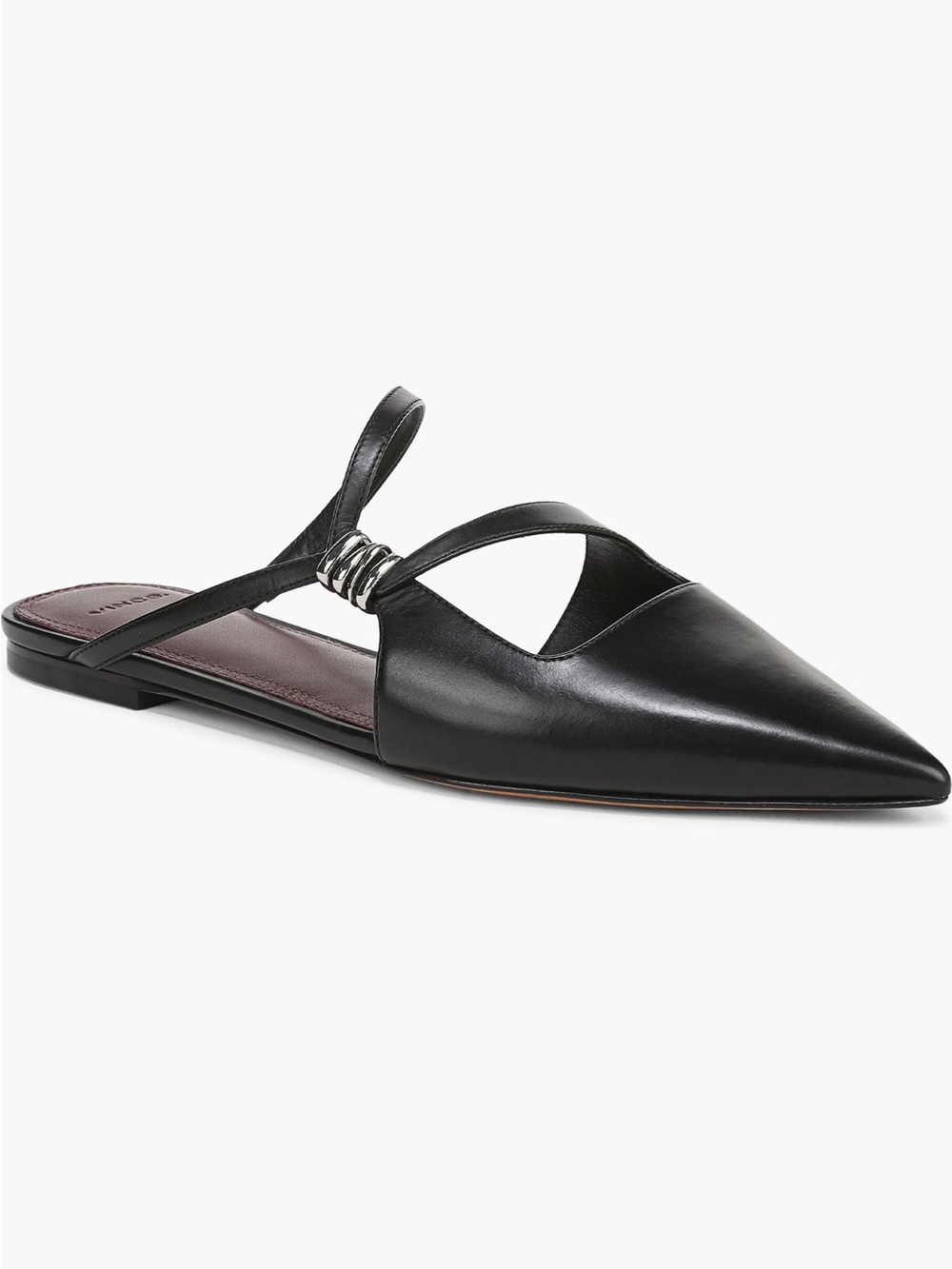 NEW Vince Gilia Strappy Pointed Toe Mule